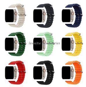 Soft Silicone Straps for Apple Watch Band 49mm 45mm 44mm 42mm 41mm 40mm 38mm Sport Wristbands Double Buckle Clasp Strap for iWatch Ultra Series SE 8 7 6 5 4 3 2 1