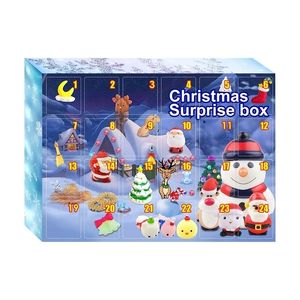 لعبة عيد الميلاد لوازم Advent Calendar العد التنازلي Surprise Box Toys 24 Days 220924