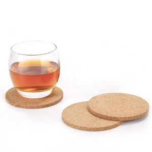 Coffee de caf￩ natural tapete redondo madeira resistente a corti￧a montanha -russa Tea bebida Decora￧￣o de mesa por atacado Wly935