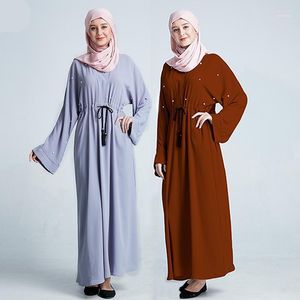 Abbigliamento etnico Abaya Kimono Hijab Abito musulmano Donna Caftano Marocain Turco islamico Dubai Abiti Ramadan Islam Kaftan Robe Musulman1