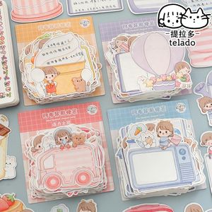 Sheets Kawaii Abu Special Shaped Memo Pads Paper To Do List Journal Note Paperlaria Hand Book DIY Material Stationery