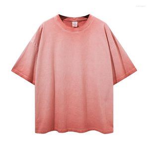 Men's T Shirts Men's T-Shirts Beedee Gradient Vintage Oversized T-shirt Streetwear Tracksuit For Couples Y2k Cotton Tees Crop Top