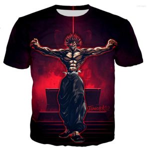 Men's T Shirts Men's T-Shirts 3D Baki Hanma Shirt Men/Women Printed T-shirt Casual Harajuku Streetwear Fashion Tops For Men