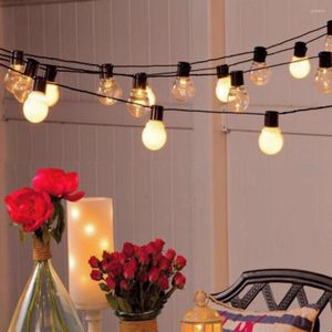 Strings Garland Outdoor 20 Leds Wedding String Fairy Light Christmas LED Globe Clear Lamp Party Garden Decoration