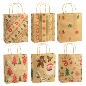 Christmas Decorations Gift Bags Kraft Holiday Wrap Paper With Prints For Party Favors Xmas Box Packaging Drop Delivery 2022 Yydhhome Amvey