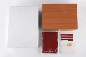 OME 007 Uhrenbox Sammler Luxus Qualität High End Holz für Broschüre Karte Tag Datei Tasche Herren Uhrenboxen Geschenk