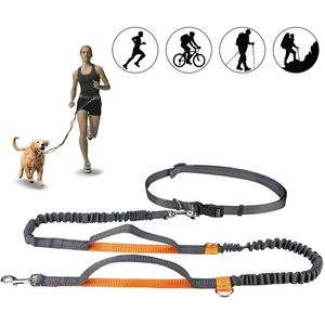 Hundehalsbänder, Leinen, Hundeleine, freihändige Leine für Haustiere, Laufen, Gehen, Hundegeschirr, Halsband, Joggingleine, verstellbare Taille, Leinen, Traktionsgürtel, Seil 220923