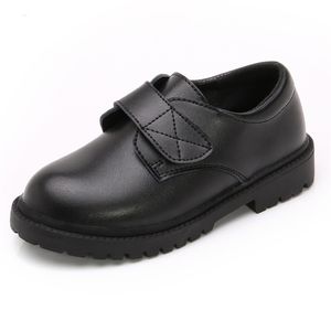 Turnschuhe Mode Kinder Schuhe für große Jungen Kinder Leder mal Anlässe Hochzeit Show Party Schwarz Elegant Teeangers 312 Jahre 220924