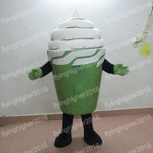 Hallowee Ice Cream Maskottchen Kostüm Cartoon Charakter Outfit Anzug Weihnachten Karneval Erwachsene Größe Geburtstagsfeier Outdoor Outfit