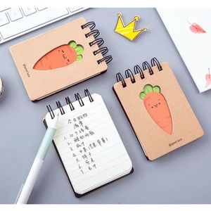 NOTAS A5 A7 CARAÇÃO E ADORÁVEL ADORÁVEL CENOT BOIO NOTEPAD MINI SPORTES ESCOLAS PORTÁVEIS KAWAII Notebook para presente de estudante 220927