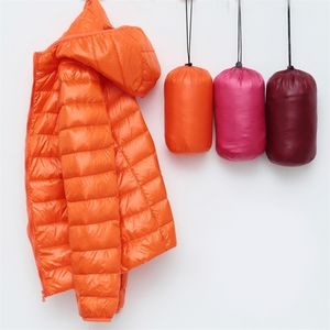 여자 다운 파카 파카 경량 패딩 자켓 여성용 재킷 스프링 후드 초경 퀼트 코트 따뜻한 겨울 다운 코트 가벼운 복어 220926