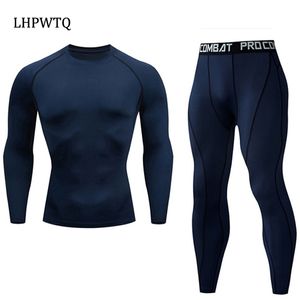 Tracki męskie Szybkie suche męskie zestawy bielizny z biegami Kompresyjne Sport Stuts Basketball Rajstopy Gym Fitness Jogging Sportswe 220926