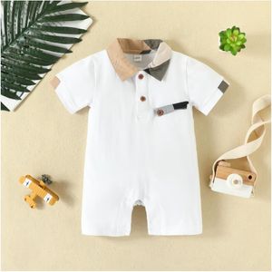 Schöne Baby Jungen Mädchen ROMPERS Summer Neugeborene Baumwoll-Overall