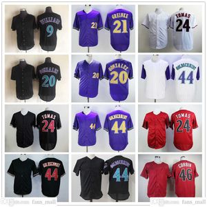 1938 Jersey Baseball Jersey Vintage 9 Matt Williams 20 Luis Gonzalez 21 Zack Greinke 24 Yasmany Tomas 44 Paul Goldschmidt Patrick Corbin Randy John Son