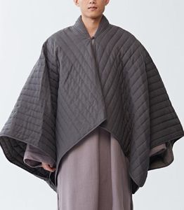 Ubranie etniczne unisex jesnwinter ciepłe buddyjskie okładziny medytacji mundury mundury shaolin mnich cape zen buddha opat garnitury