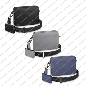 Borse a tracolla DUO MESSENGER M46104 Designer da uomo 2 set a tracolla con portamonete rimovibile Tracolla firma M69827 M45730