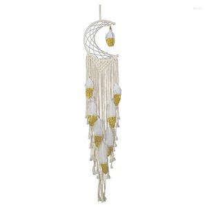 Декоративные фигурки Bmdt-Moon Domt Decor Macrame Dream Catchers Nordic Рождественские украшения приоритет детская детская стена висеть