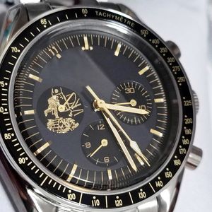 Klasyczne mężczyzn Męskie 50. rocznica Automatyczne zegarki ruch mechaniczny Watch Space Space Montre de Luxe Stainles Luksusowy zegarek zegarek bez chronografu