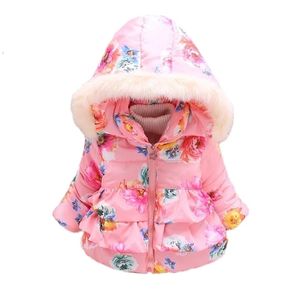 Jackor Kids Girls Autumn Winter for Coat Baby Warm Hooded Ytterkläder Klädbarn ner Parkas 220928