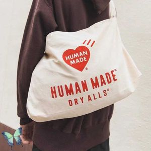 Abendtaschen Human Made T-Shirt Handtasche Canvas Humanmade Top Handle Bag Einkaufstasche T220927
