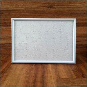 Frames And Mouldings Sublimation Blank Po Frame Jigsaw Picture Frames Stand Letter A4 Plastic Love White Heart Arts Square 5Zh L2 Dro Dhvgc