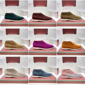 NEW Open Walk Boots Suede Sneaker Shoes Women casual shoe Men Casual Walking Flats classic ankle boot Luxury Designer flat Dress factory footwear