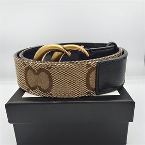 Designer-Gürtel für Herren, modisch, glatte Schnalle, echtes Leder, Damen, Breite 3,8 cm, luxuriöser Ceinture-Casual-Buchstabengürtel mit Geschenkbox