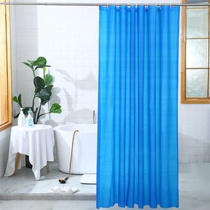 Bathroom Shower Curtain White Waterproof Thick Solid Bath Curtains For Bathroom Bathtub Large Wide Bathing Cover