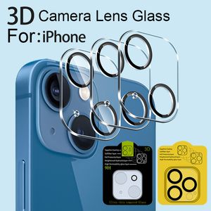 Filme protetor da lente da câmera para iPhone 14 13 12 11 Pro Max iPhone14 PLU Mini Samsung Huawei Câmeras de vidro temperado com cobertura completa