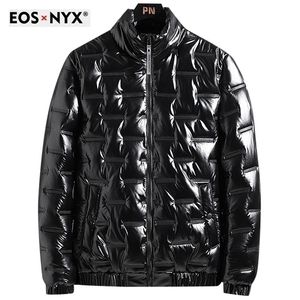 Mens Down Parkas Autumn Winter Men Cotton Jacket Casual Windresistant Breattable Manlig utomhuskläder Present till Father Make 220928