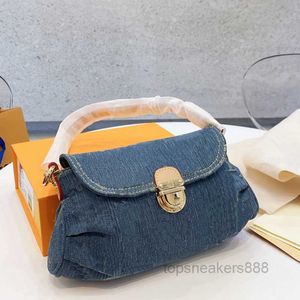 Evening Bags Women's Armpit Bag Shoulder Bags Cloth Bag Handbag Vintage Durable Denim Material Convenience Shopping Trip Large Capacity VJZ4