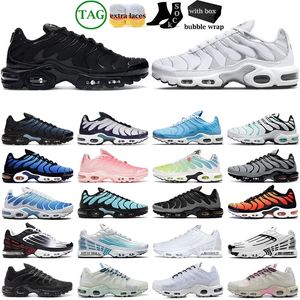 2022 With Box Tn 3 Terrascape Löparskor För Herr Dam Sneakers Trippel Svart Vit Metallic Silver Hyper Blue Sky Herr Outdoor Sports Sneakers