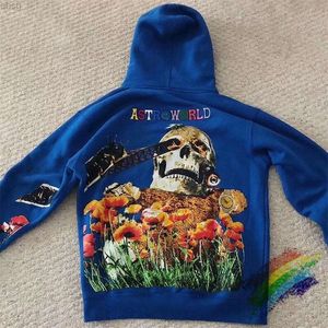 Hoodies Hoodie Men's Sweatshirts Travis Scogovernors Ball Astroworld Women Men Embroidery High Quality Thick Washed Do Old Mens Pulloverme