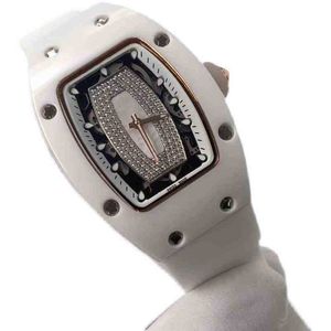 watches wristwatch Luxury richa milles designer Women's leisure ceramic tide automatic mechanical watch calendar diamond goddess personaliz