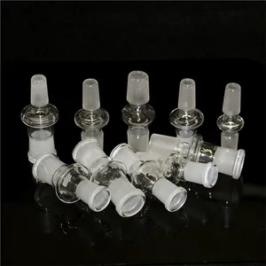 fumare 14mm 18mm adattatore per bong in vetro spesso Pyrex adattatore maschio tubo adattatore per bong femmina convertitori a discesa per impianti petroliferi tubi dell'acqua