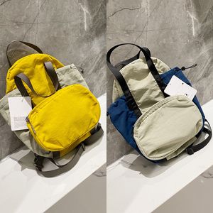 Famous Brand Lu Outdoor Climb Backpack Large Capacity Polyester Nylon Luxury Designer Yoga Gym Sport Bag For Travel