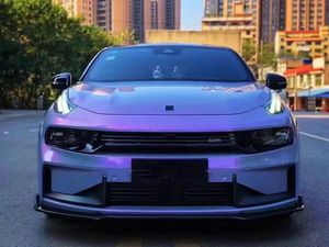 Super Glossy Dreamy Candy Grey Purple Vinyl Wrap Self Adhesive Film Sticker Gloss Chameleon Car Wrapping Foil Roll Air Release Bubble Free