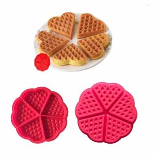 Stampi da forno 4 griglie rettangolo silicone stampi per lana pancake stampo e produttore di cucine fatti fatti da cucina fatti a mano.