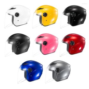 Capacetes de motocicleta 03kb Unissex Adult Half Face Street Capacete