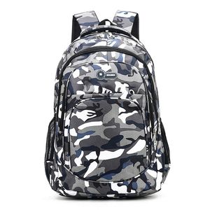 School Bags 2 Sizes Camouflage Waterproof for Girls Boys Orthopedic Children Backpack Kids Book Bag Mochila Escolar bag 220926