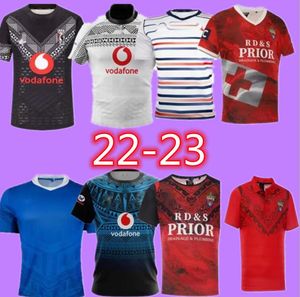 2022 2023 Super Rugby-Trikots # Trikot 22 23 New Fiji Tonga USA Samoa Zealand Weiß-blaues Trikot-Shirt S-5XL 878