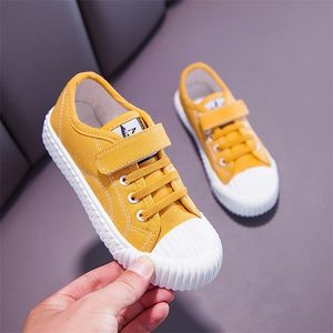 Sneakers Red White Canvas Children Shoes Kids Toddler Boy Girls Casual Breathable Baby Sport Flats 220928