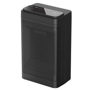 Heta b￤rbara rymdv￤rmare 1500W PTC Ceramic Electric Heater med digital termostat Tyst liten v￤rmare Snabb s￤kerhetsuppv￤rmning f￶r kontorshem inomhusanv￤ndning DHL