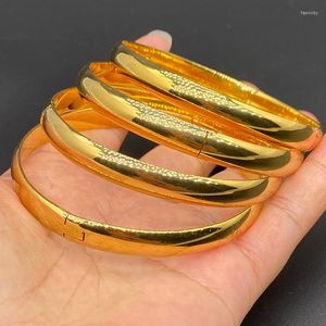 Braccialetto in rame gioielli etiopi colore oro bracciali Europa Dubai braccialetti per donne Medio Oriente ragazze arabe africane matrimonio regalo nuziale