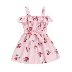 Girl S Dresses Baby Girls Toddler Clothes Child Lotus Leaf Collar Tube Top Strap Princess Summer E18944