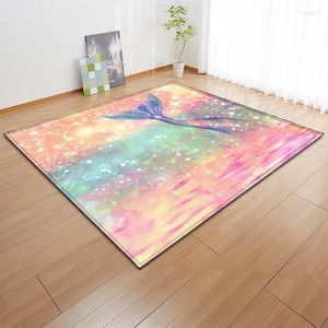 Carpets 3D Non-slip Rugs Flannel Rug Memory Foam Carpet Baby Play Crawl Mat Large For Home Living Room/kids Girl Room Decor