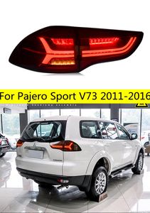 For Pajero Sport V73 Tail Lamp 20 11-20 16 LED Fog Light Day Running Light DRL Tuning Car Accessories Montero Taillights