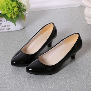 Dress Shoes 2023 Female Pumps Nude Shallow Mouth Women Ladies Low Heel Woman Autumn Fashion Office Work Wedding Party