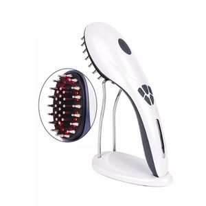 Home use gadget multifunctional head massage hair growth comb red light phototherapy hair care brush device