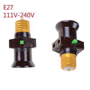 111V- 240V E27 Screw Bulb Holder Convert To With Switch Lamp Socket LED Bulb Adapter Lighting